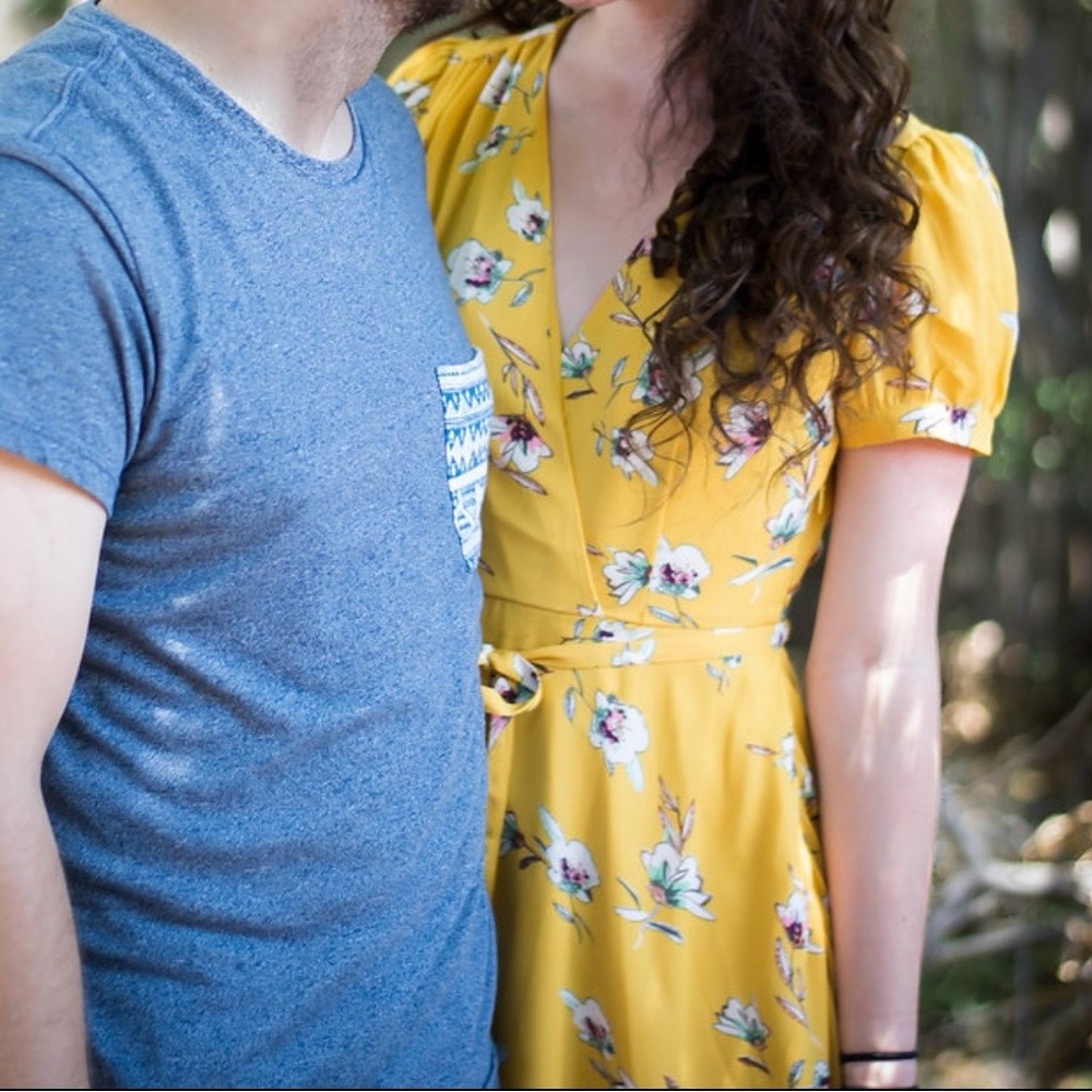 Dotti Yellow Floral Dress